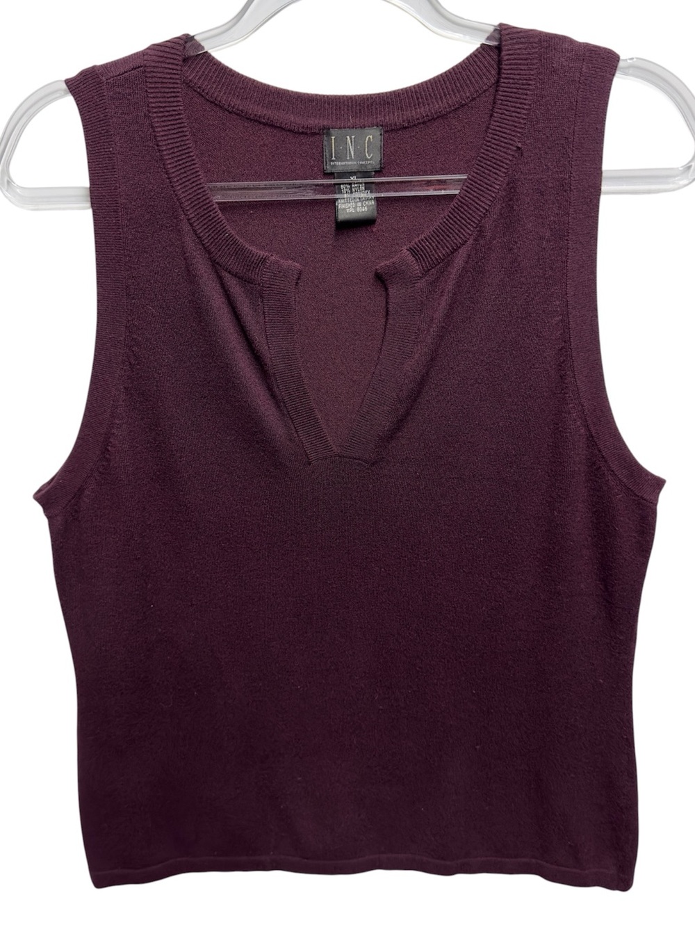 Rayon Silky Knit Sweater Vest Tank Top